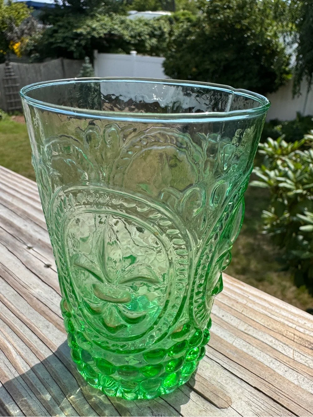 Anthropologie Fleur-de-Lis Tumbler